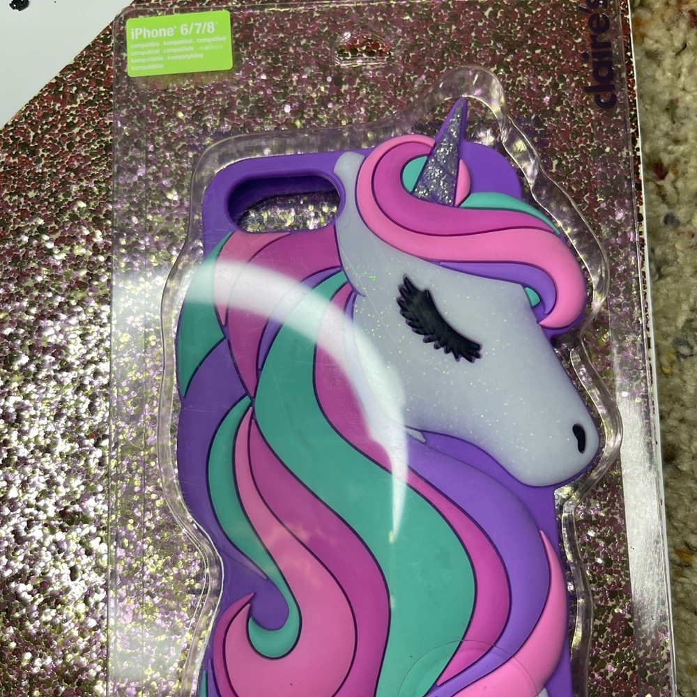 Claire’s IPhone 6/7/8 Unicorn iPhone phone case